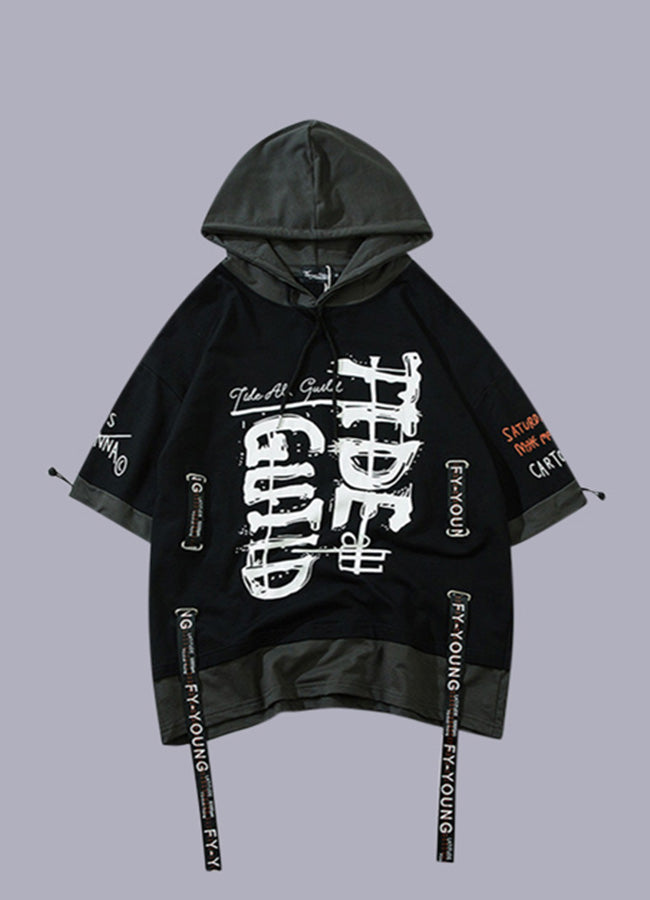 men's hooded shirt