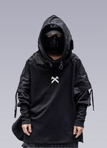 men's streetwear black hoodie - Vignette | OFF-WRLD