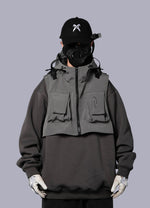 men's tactical fleece hoodie - Vignette | OFF-WRLD