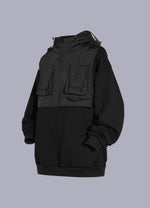 men's tactical fleece hoodie - Vignette | OFF-WRLD