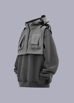 men's tactical fleece hoodie - Vignette | OFF-WRLD