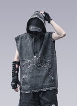 men's tank top with hood - Vignette | OFF-WRLD