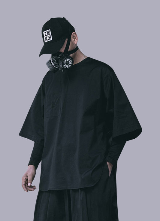 oversized techwear shirt