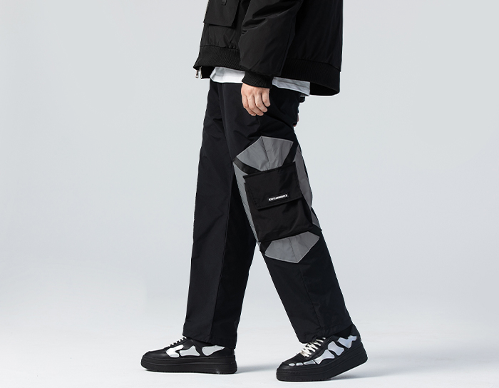 patchwork cargo pants