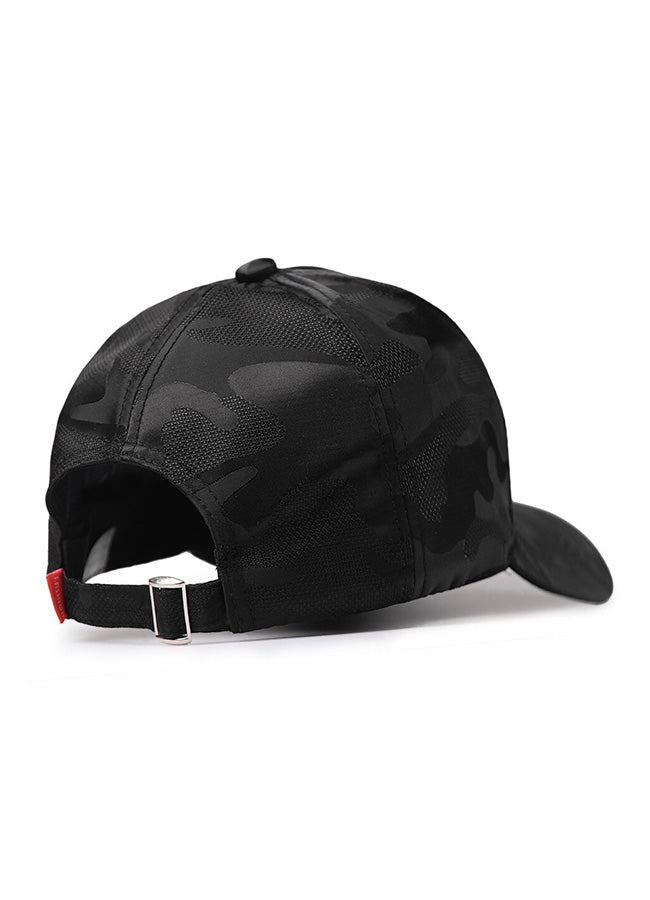 black camo cap