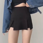 black streetwear mini skirt - Vignette | OFF-WRLD