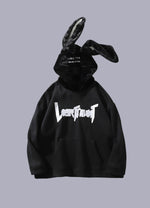 bunny hoodie with long ears - Vignette | OFF-WRLD