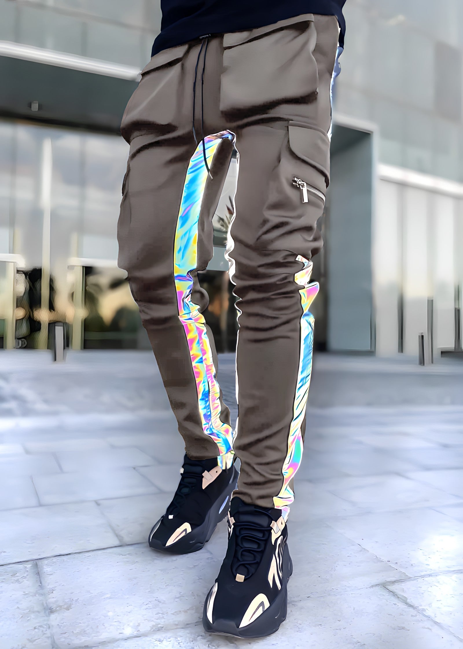 reflective cargo pants