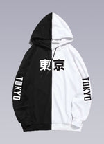 split black and white hoodie - Vignette | OFF-WRLD