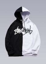 split black and white hoodie - Vignette | OFF-WRLD