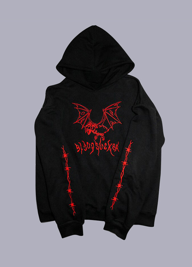 street goth hoodie