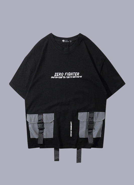 streetwear shirt with straps