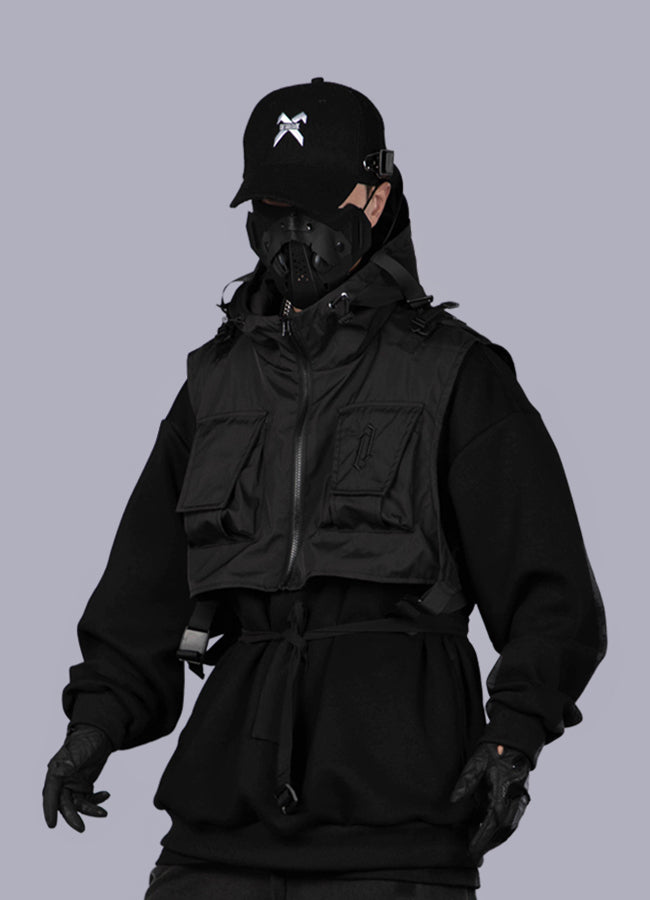 men's tactical fleece hoodie