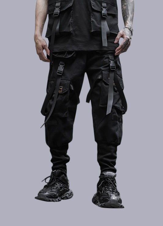 tactical cargo pants with straps