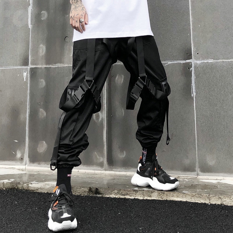 tapered cargo pants techwear