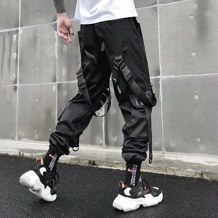 tapered cargo pants techwear