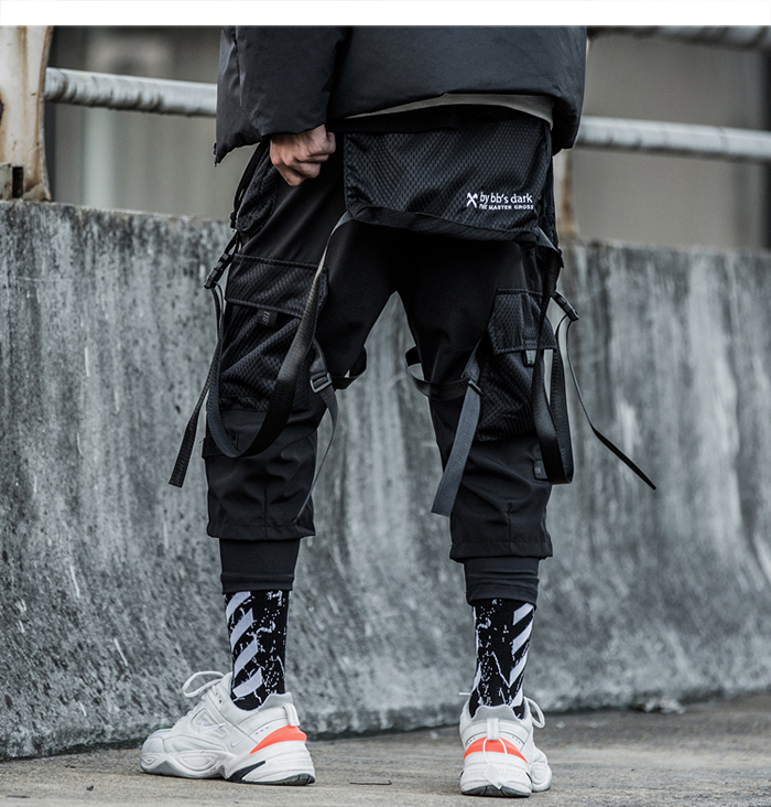 techwear pants with straps