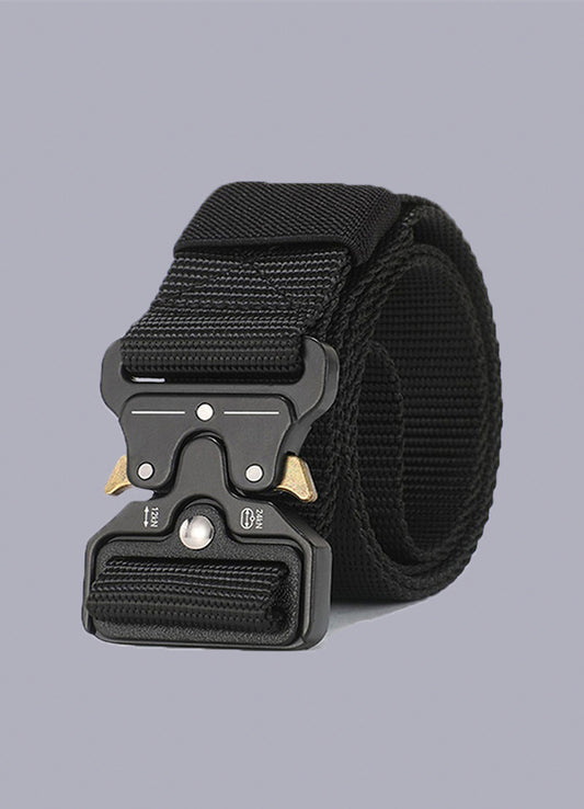 military-style tactical nylon belt