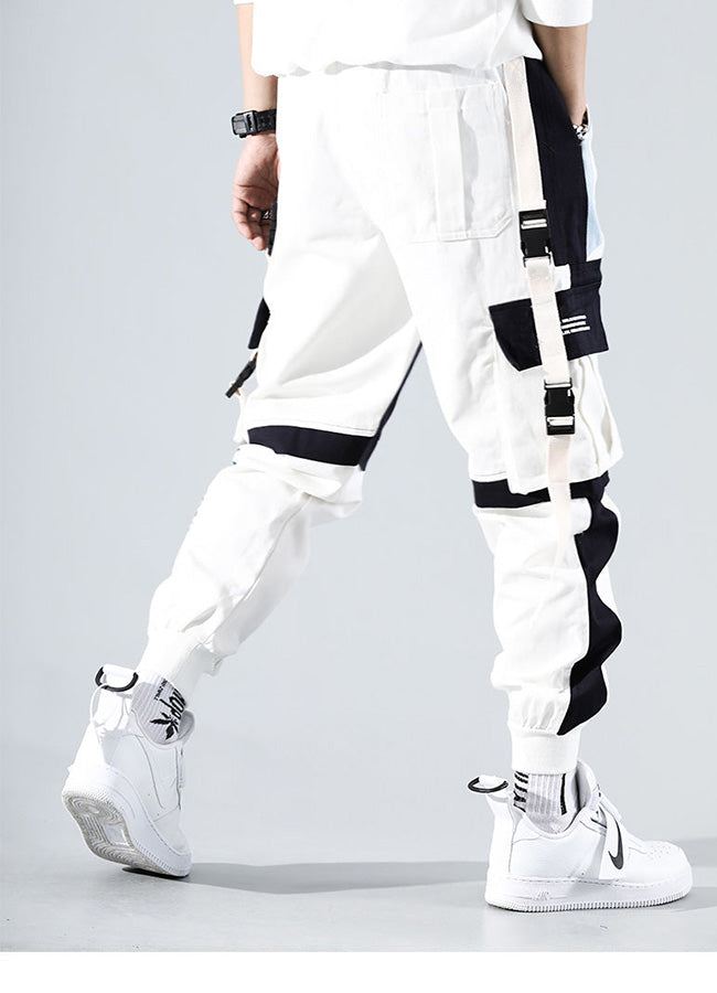 white techwear pants