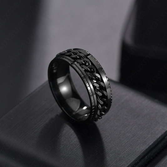 black chain ring