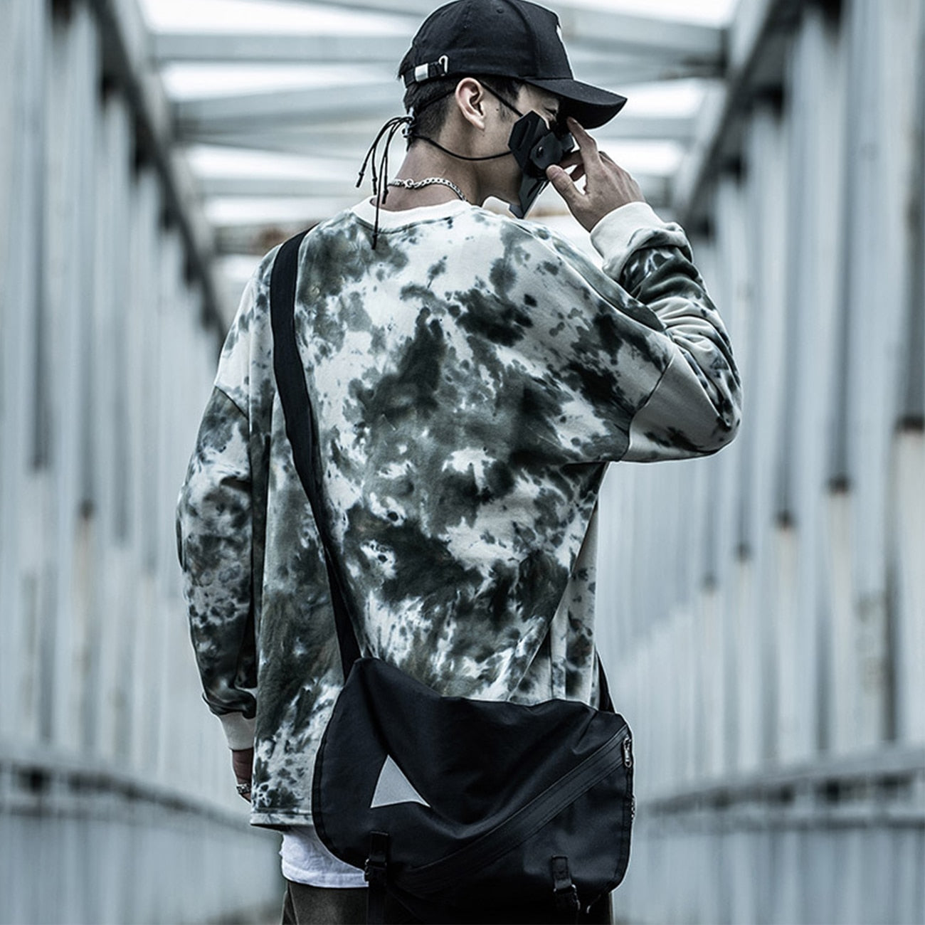 camo streetwear sweatshirt