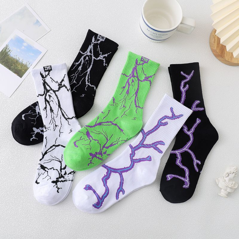 lightning bolt socks