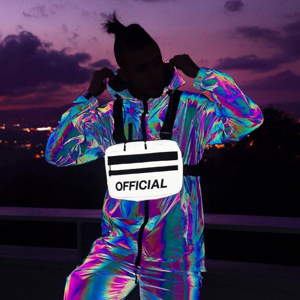 reflective chest bag