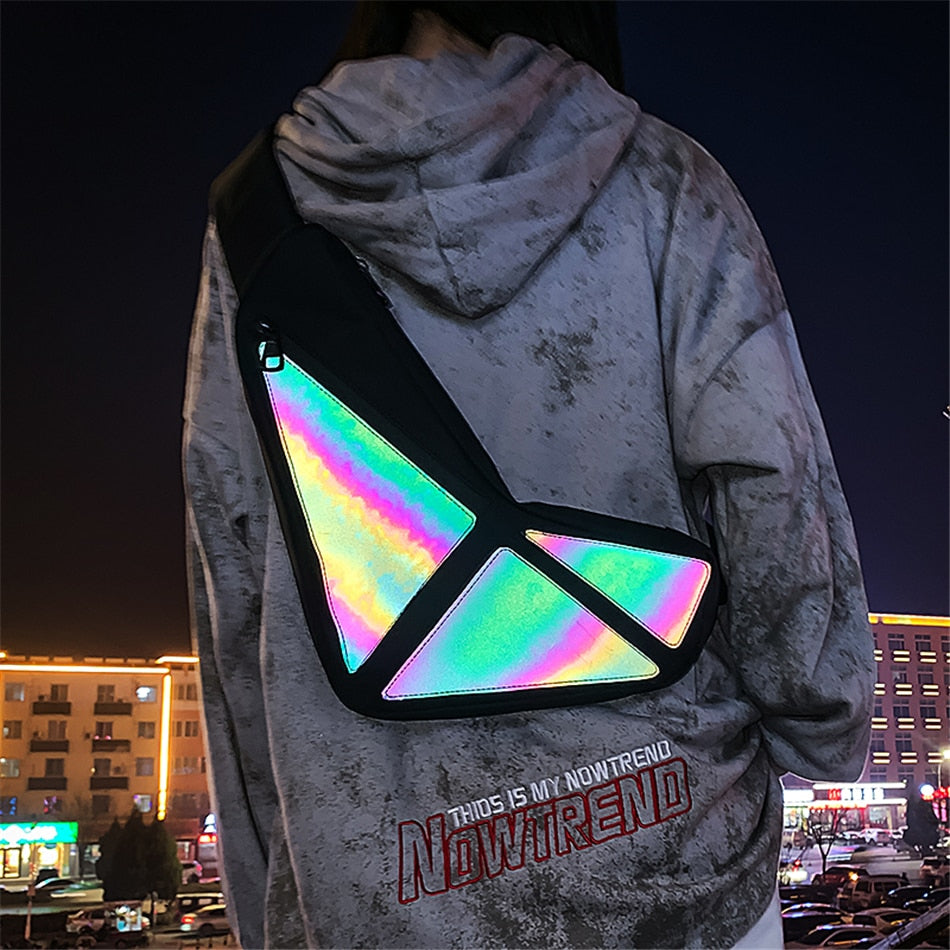 reflective sling bag