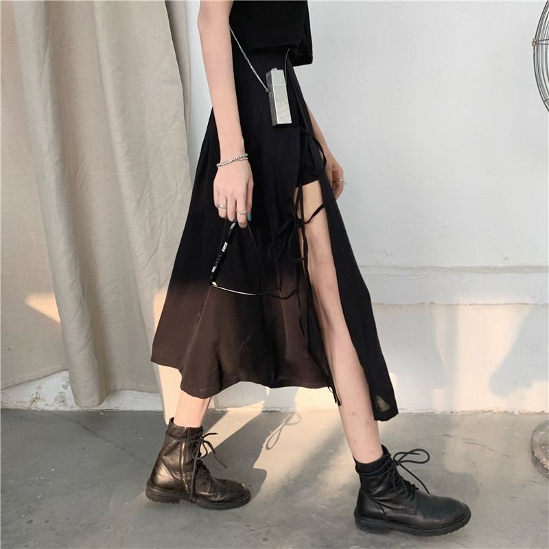 long skirt streetwear