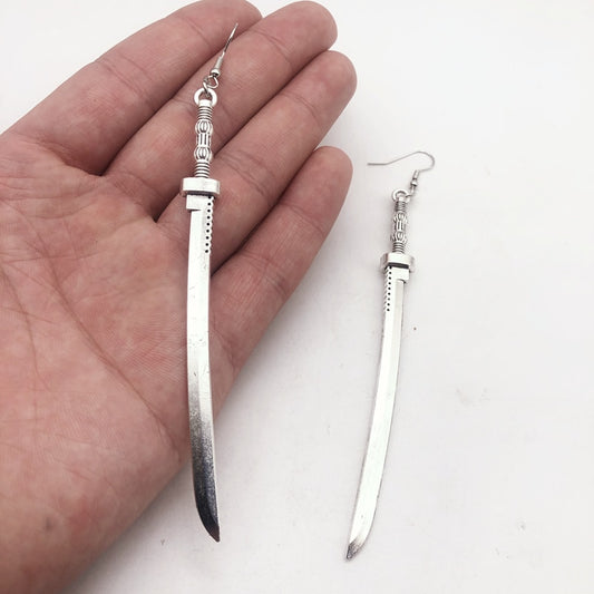 sword earrings