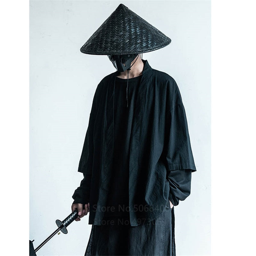 black samurai kimono