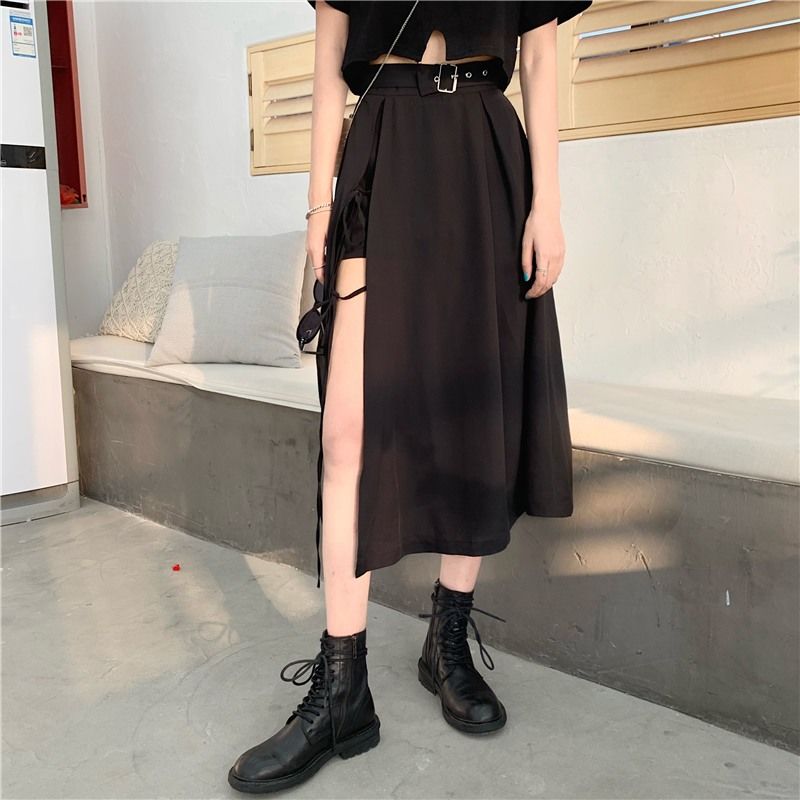 long skirt streetwear