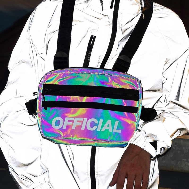 reflective chest bag