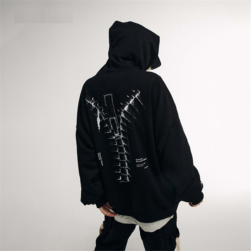 women's goth hoodie