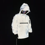 mens reflective windbreaker jacket - Vignette | OFF-WRLD