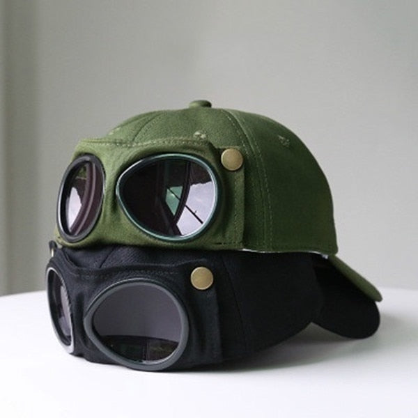 steampunk aviator cap