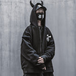 demon horn hoodie - Vignette | OFF-WRLD