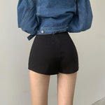 black streetwear mini skirt - Vignette | OFF-WRLD