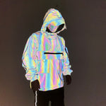 mens reflective windbreaker jacket - Vignette | OFF-WRLD