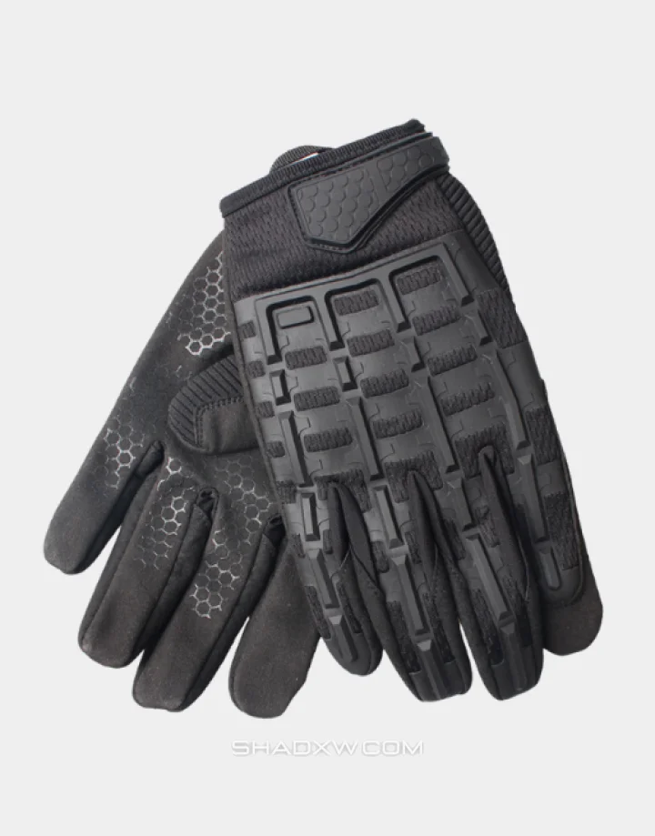 armored techwear gloves