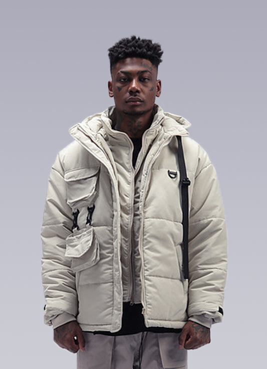 men's streetwear puffer jacket