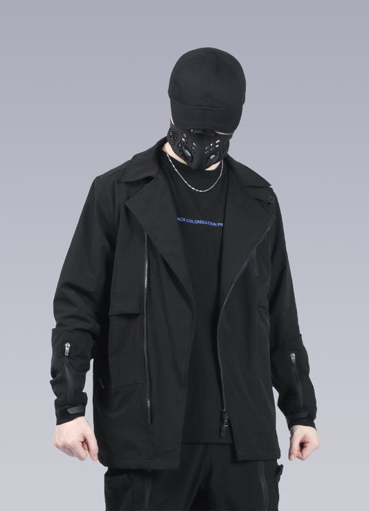 men's technical trench coat