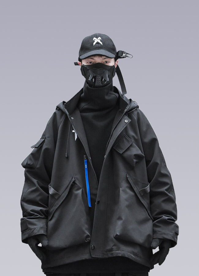 techwear rain jacket