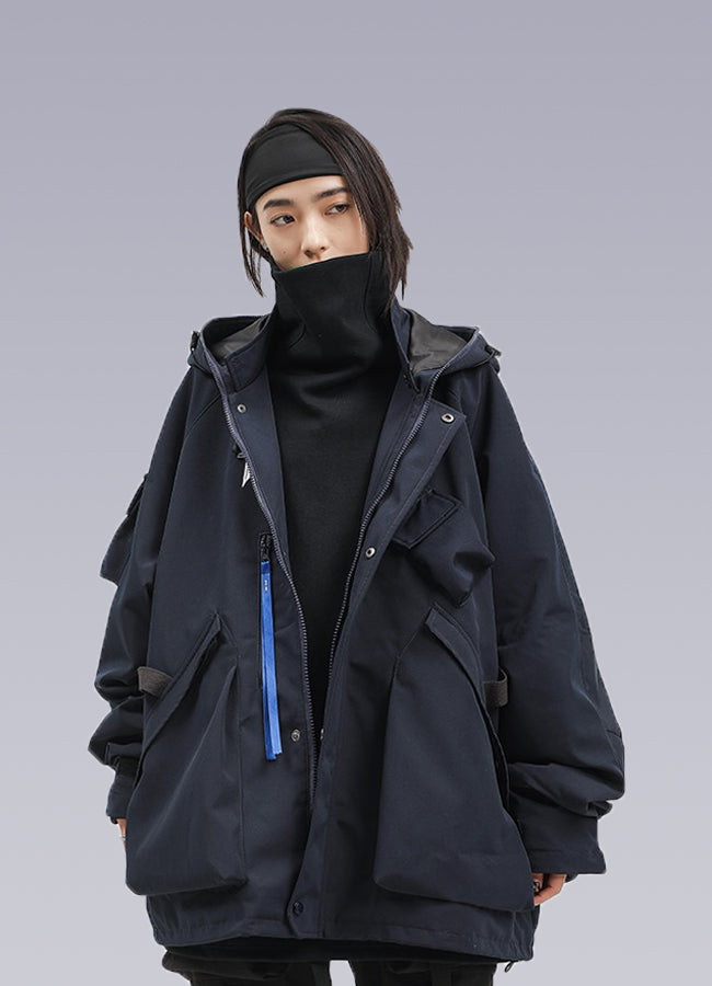 techwear rain jacket