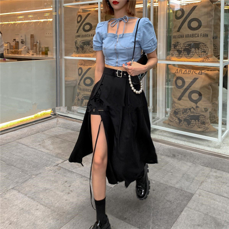 long skirt streetwear