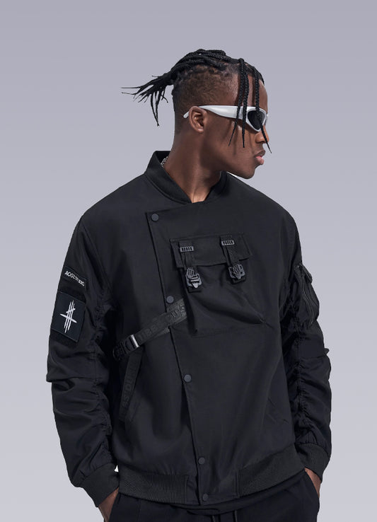 techwear bomber jacket