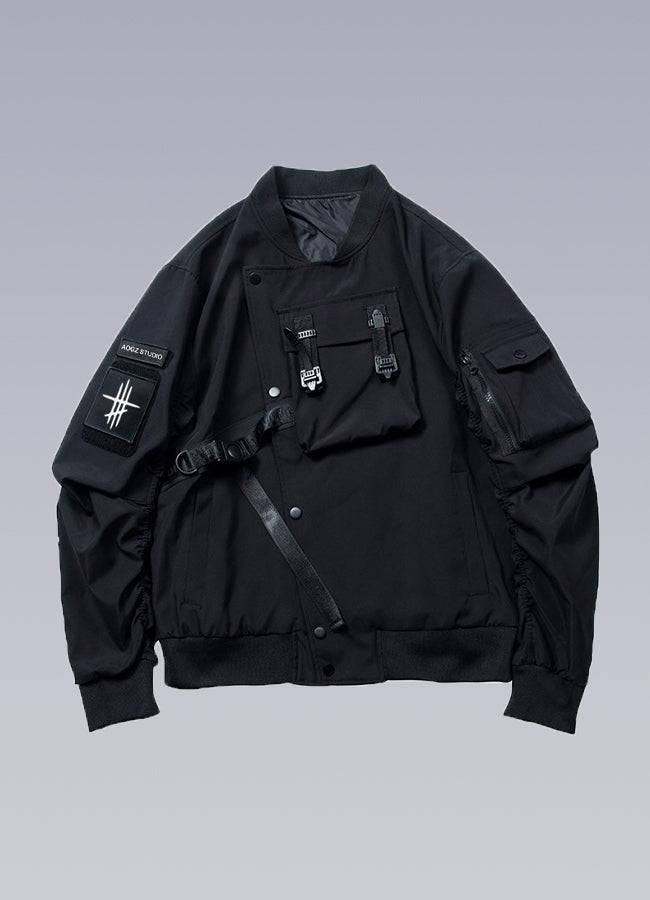 techwear bomber jacket